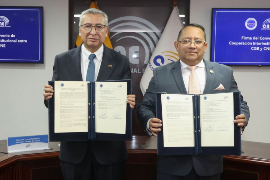 El convenio fiscalizará el empleo de recursos públicos de cara a las Elecciones 2027.