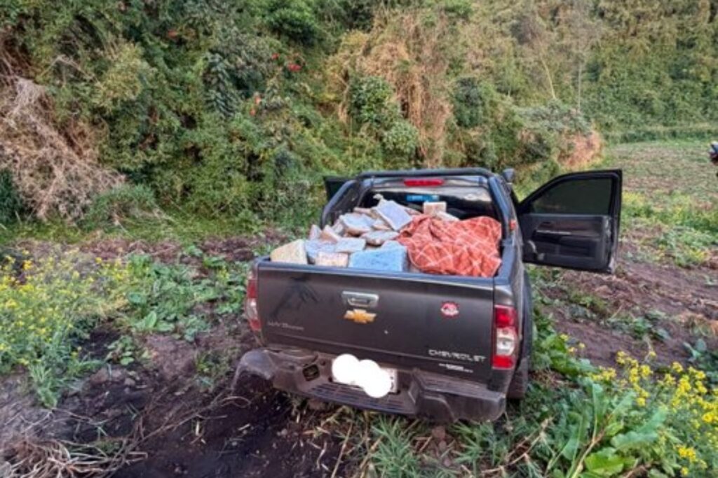 Policía decomisa 400 kilos de marihuana en Tulcán y captura a cinco personas
