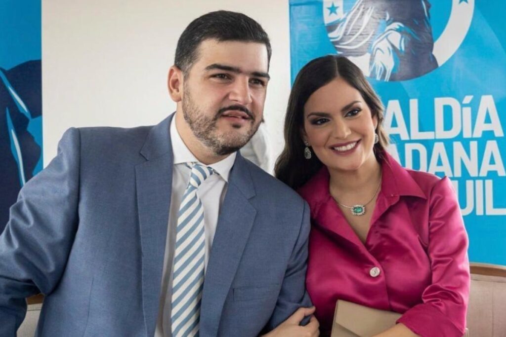 Fiorella Ycaza, esposa de Aquiles Alvarez, busca la candidatura a la Alcaldía de Guayaquil