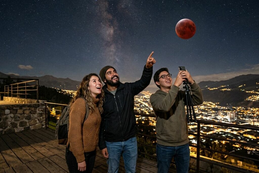 El Eclipse lunar 'Luna de sangre' cubrirá el 93% del disco lunar.
