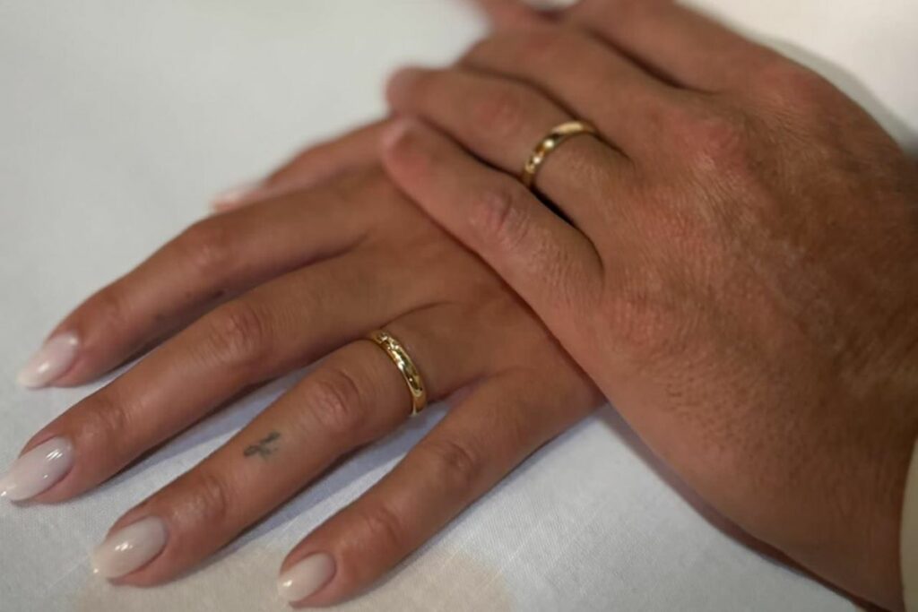 Cristiano y Georgina mostraron sus anillos de boda en Instagram.