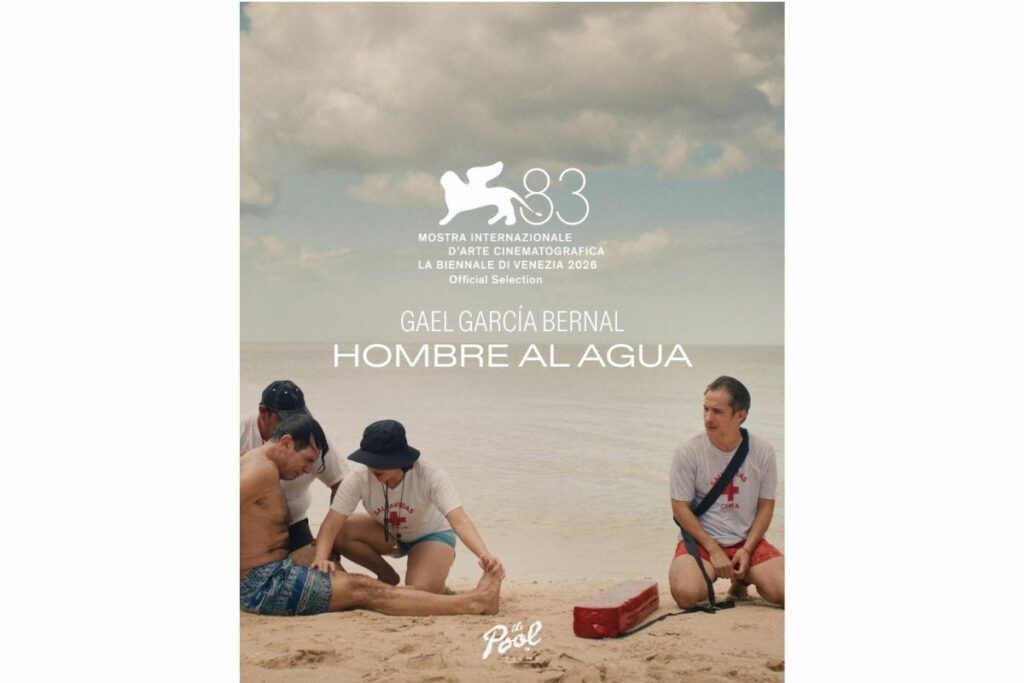 Afiche oficial de la película 'Hombre al agua'.