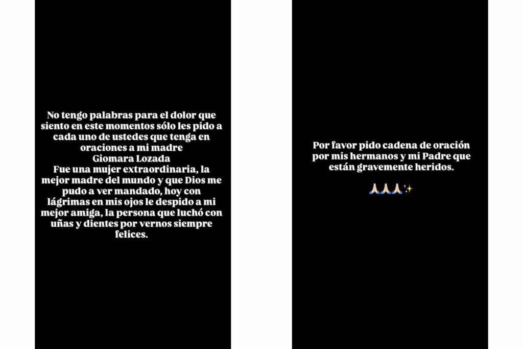 Comunicado de Elizabeth Núñez.