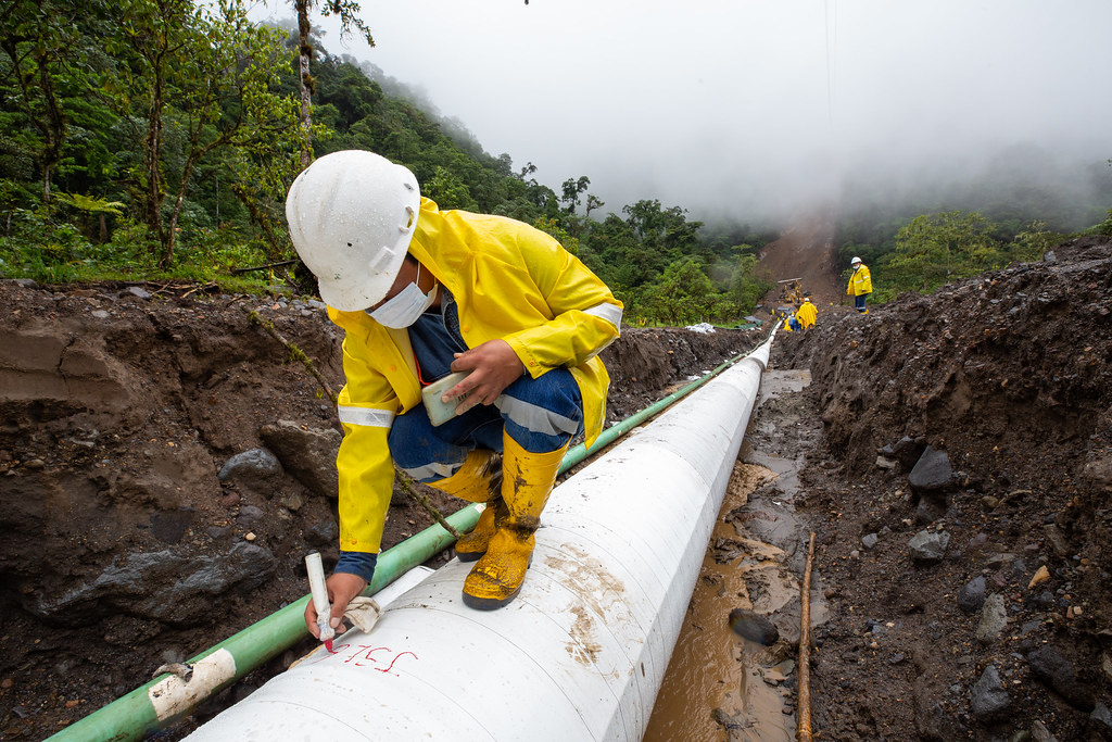 Petroecuador reforzó controles en poliductos de Ecuador para reducir la pérdida de combustibles e hidrocarburos.
