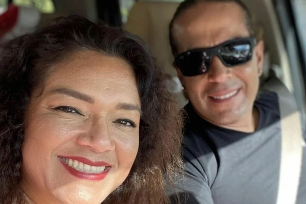 Giomara Lozada junto a su esposo, Mauricio Núñez.