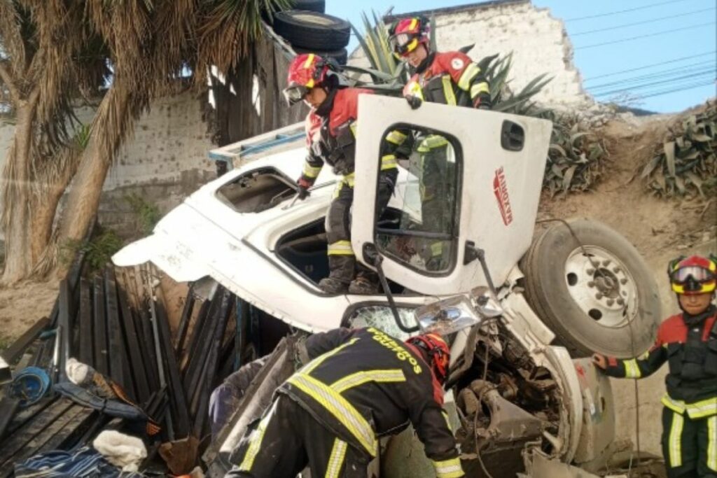 Un siniestro de tránsito se registró en el sector de Guayllabamba.