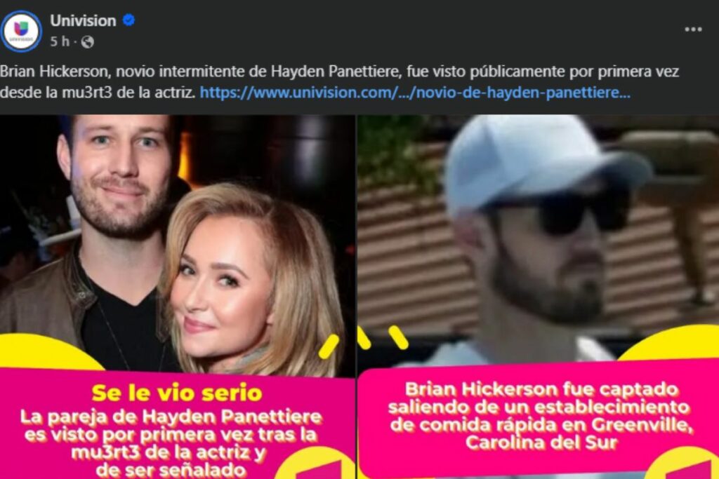Novio de Hayden Panettiere.