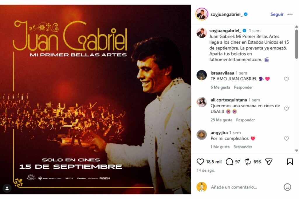 Documental en homenaje a Juan Gabriel.