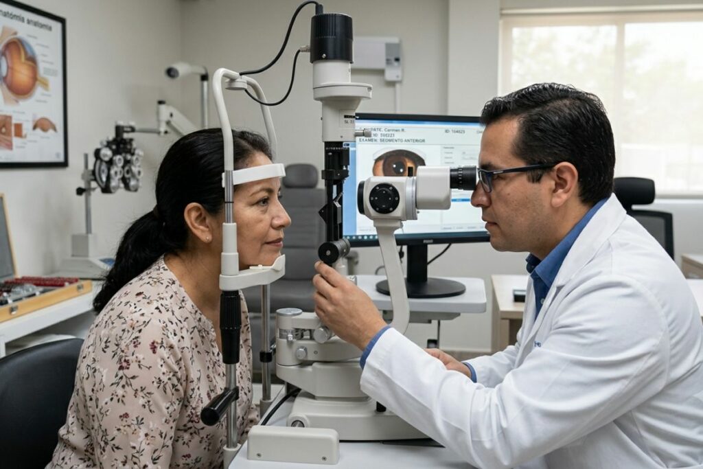 El temblor en el ojo es un espasmo benigno del párpado provocado por estrés, cansancio o sequedad ocular.