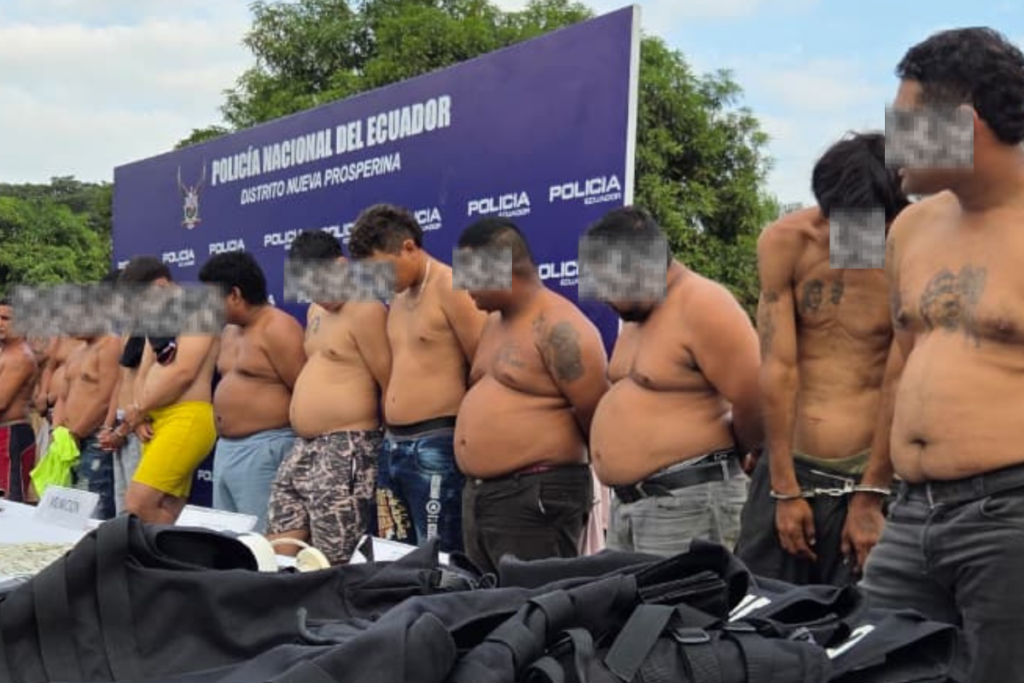 26 personas fueron aprehendidas por la Policía Nacional.