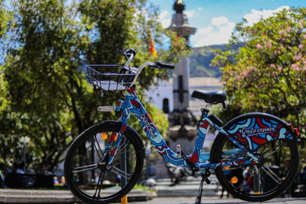QuitoBici proyecta alcanzar 6 747 viajes diarios. Foto: Municipio de Quito