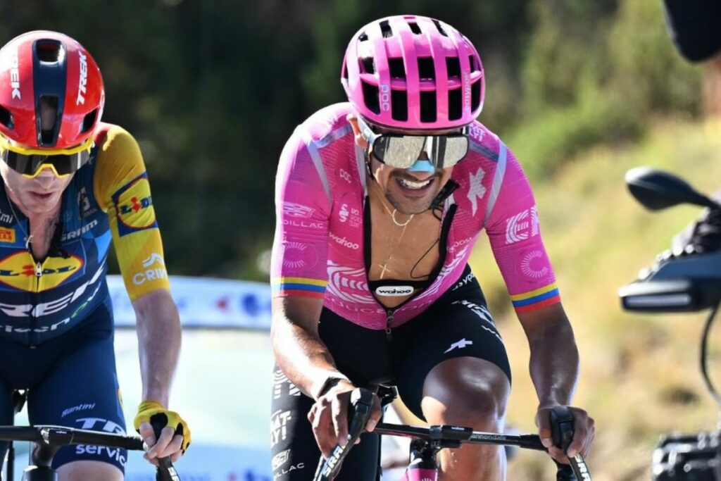 Richard Carapaz durante la etapa 5 de la Vuelta a España.