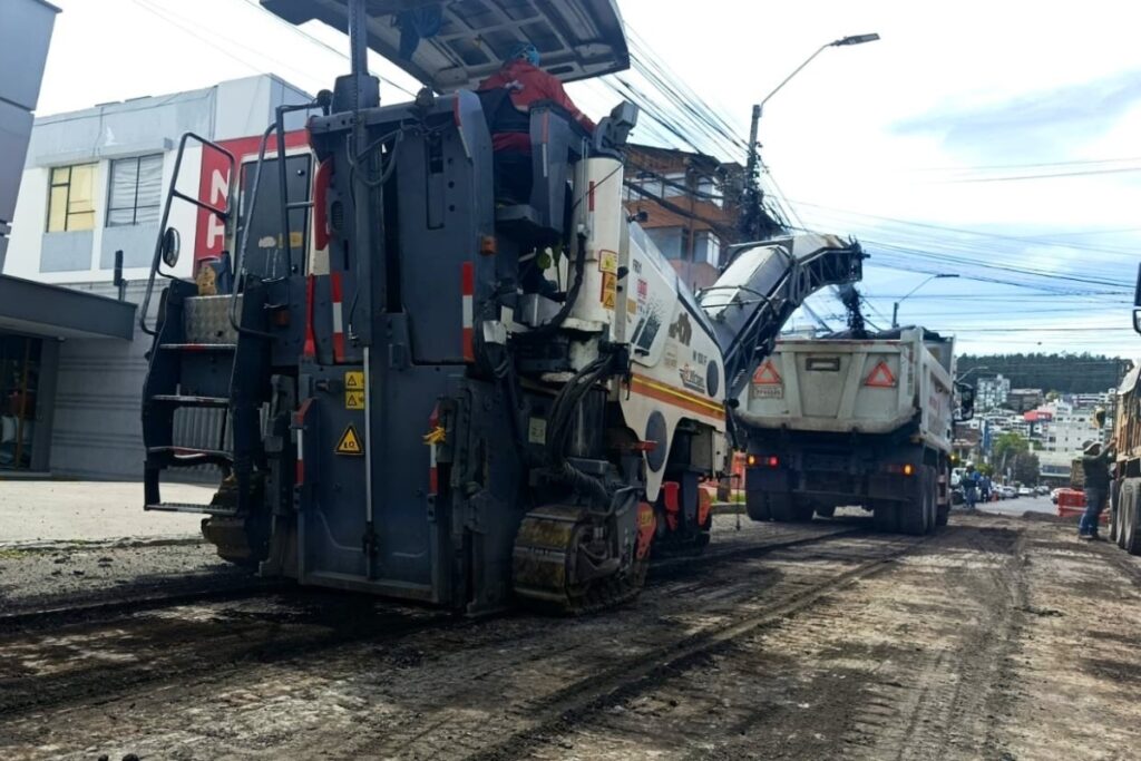 El Municipio de Quito tiene obras abiertas en varias partes de la ciudad.