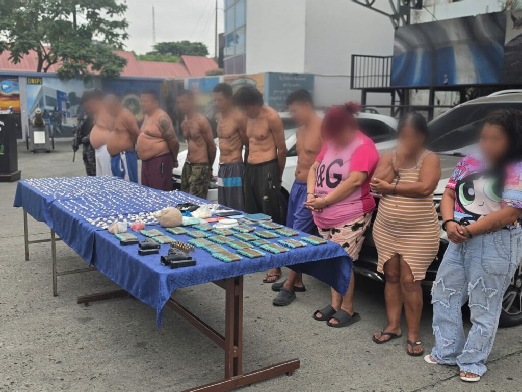 Entre los detenidos hay quienes presentan antecedentes penales.