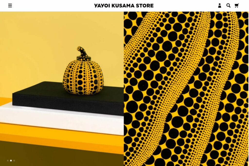 Obra de Yayoi Kusama.