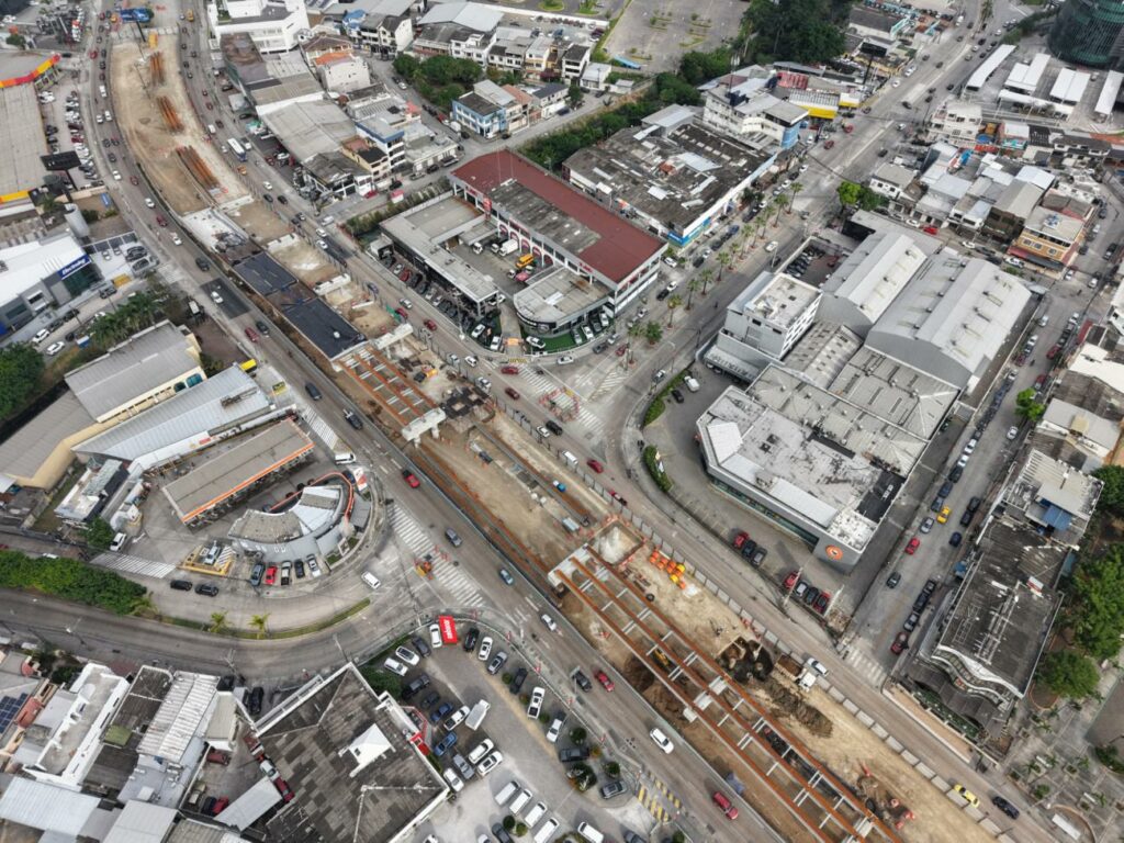 Avenida Juan Tanca Marengo, norte de Guayaquil.
