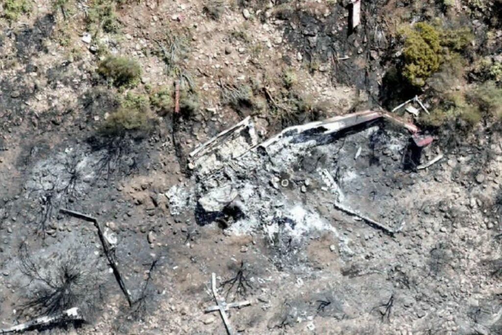 El helicóptero se estrelló cerca del monte Ololokwe, en Kenia.