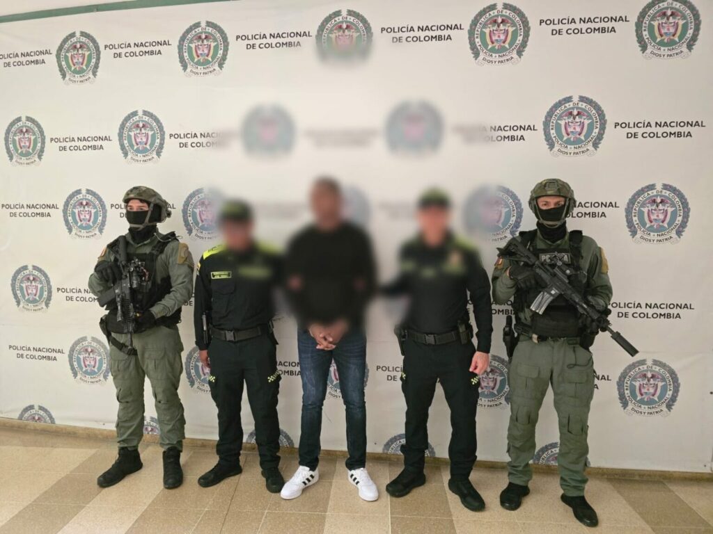 Alias 'Colombia' fue capturado en Colombia.