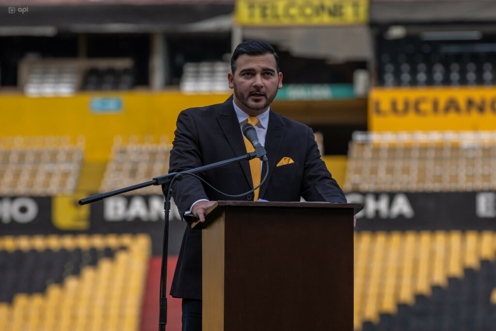 Antonio Álvarez es presidente de Barcelona SC desde el 13 de diciembre de 2023.