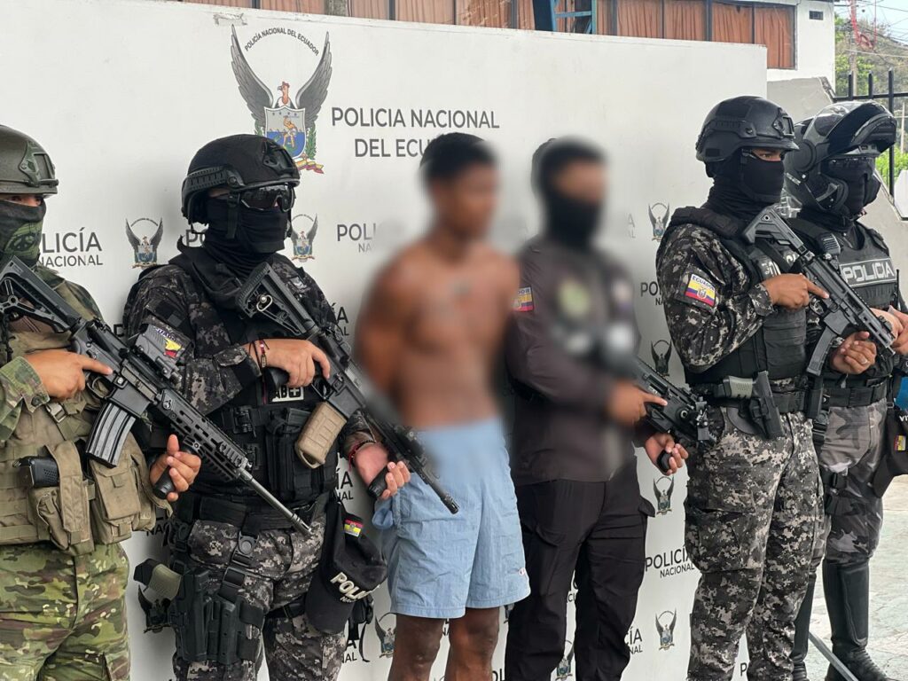 Policía Nacional capturó a hombre que estaría detrás de algunos asesinatos en Esmeraldas.