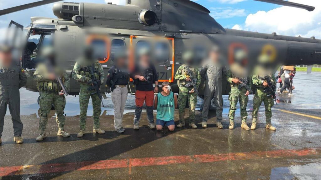 Ecuador security forces rescue 10-year-old girl in border trafficking operation
