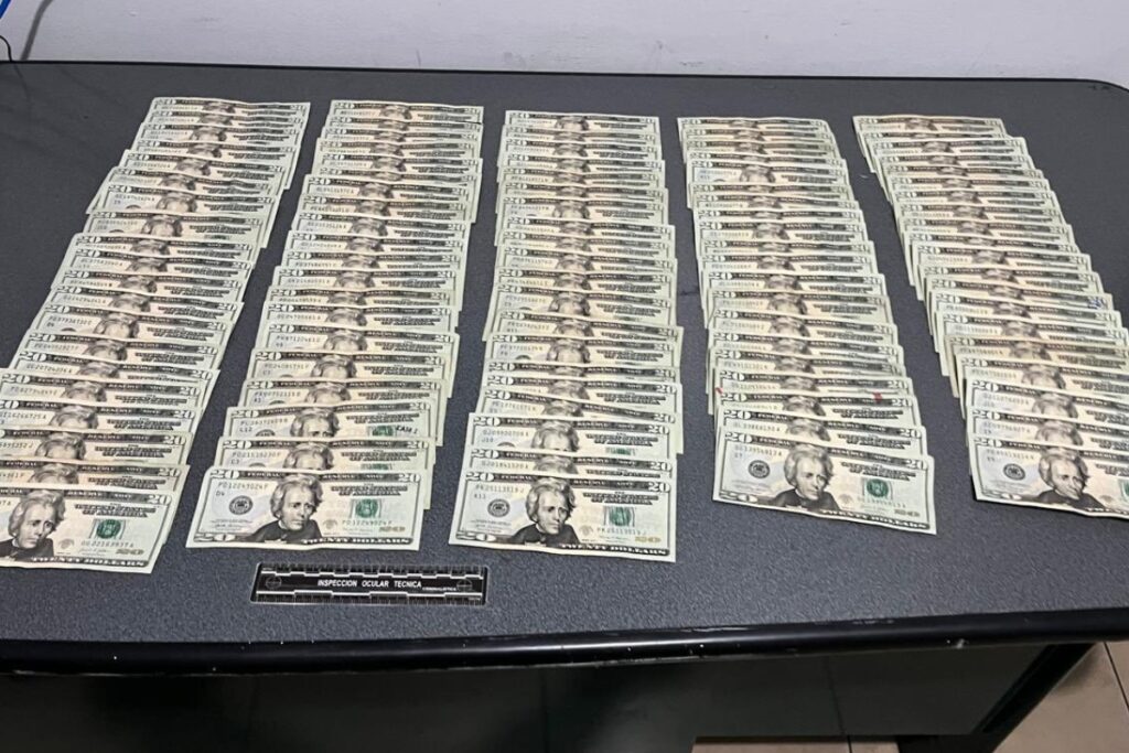 El Ejército informó que encontró una gran suma de dinero en efectivo en un operativo en Cuenca.