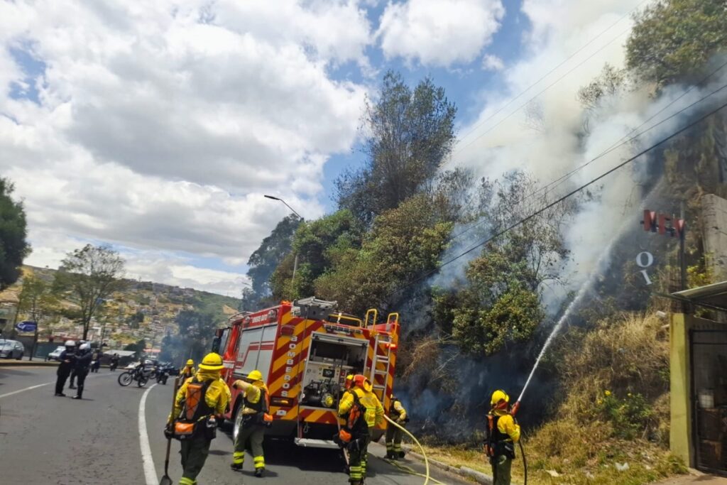 Prisión preventiva para presunto causante de incendio forestal en Quito