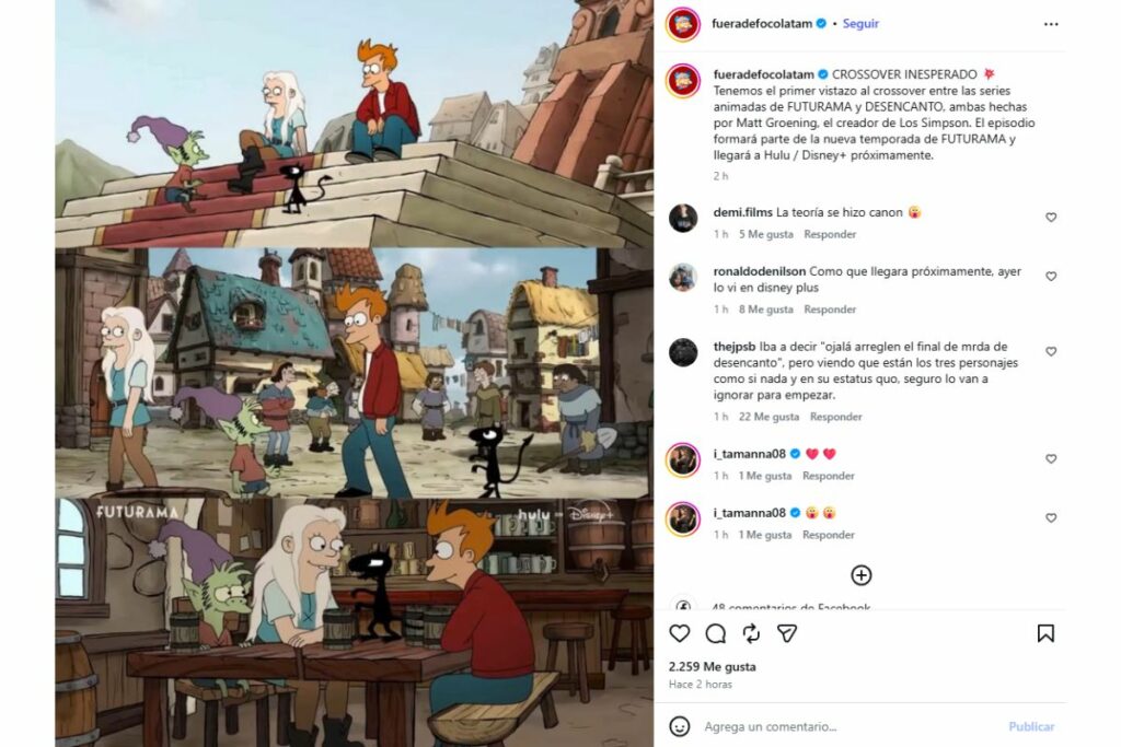 El episodio especial de 'Futurama' conecta la ciencia ficción con el mundo medieval de 'Desencanto'.