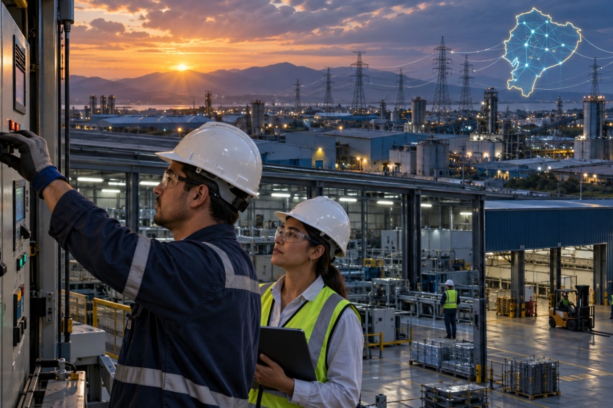 Cerca de doscientas industrias ecuatorianas disminuirán su demanda eléctrica semanalmente