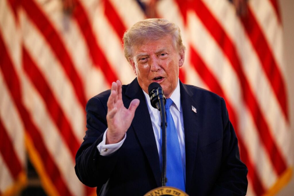 Donald Trump, presidente de Estados Unidos.
