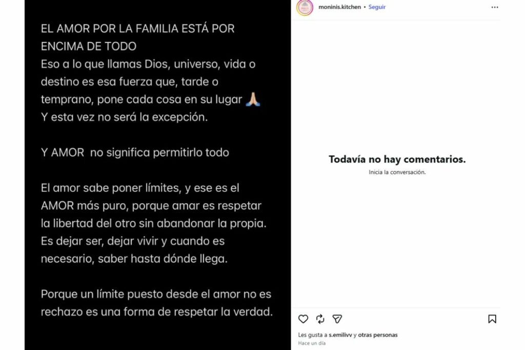 Comunicado de la esposa de Jesse Huerta.