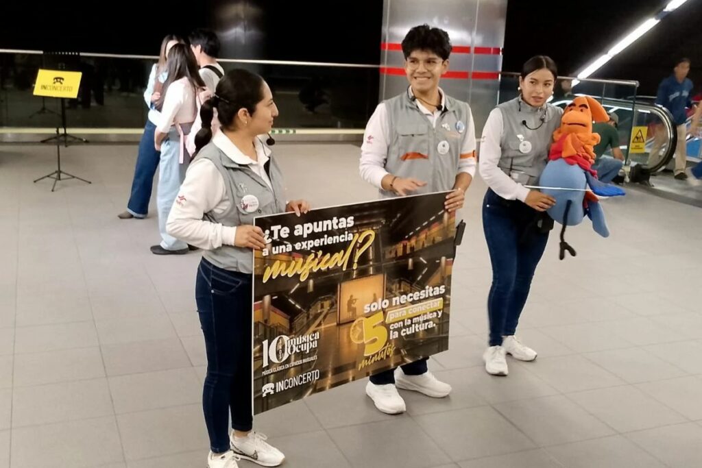 Experiencia Artefacto Sonoro en el Metro de Quito.