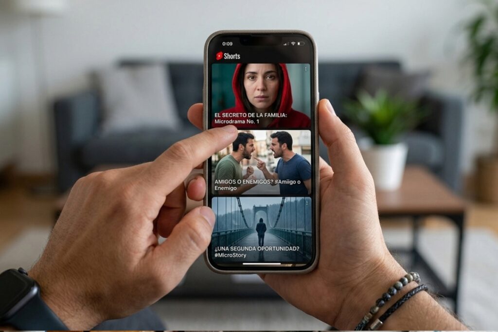 YouTube transforma los Shorts en series para potenciar los microdramas.
