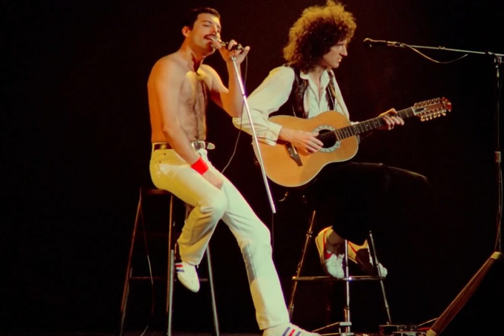 Freddie Mercury y Brian May.
