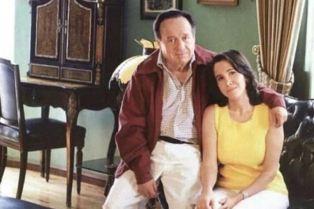Roberto Gómez Bolaños y Florinda Meza.