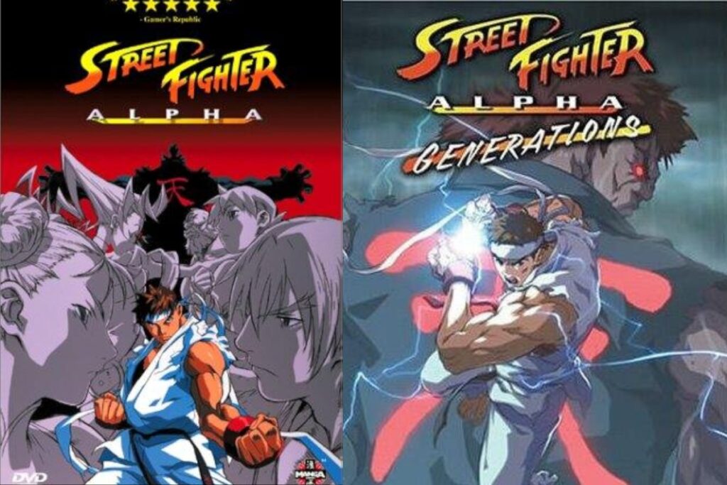 'Street Fighter' series animadas trilogía.
