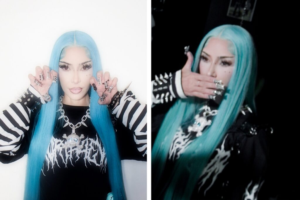 Kim Kardashian sorprende con un disfraz inspirado en su hija.