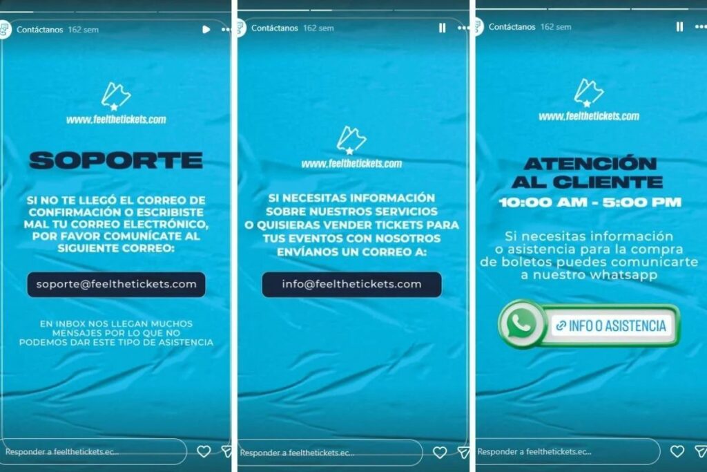 Imagen de la cuenta de IG de Feel The Tickets. 