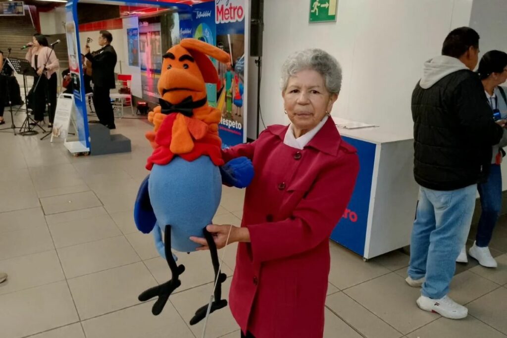 María Esther, usuaria de Metro de Quito.